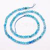 Natural Agate Bead Strands G-G882-4mm-A02-4-2