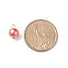 Glass Pearl Pendants PALLOY-JF01880-04-5