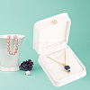 2Pcs PU Leather Necklace Pendant Gift Boxes LBOX-CL0001-01-4
