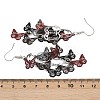 430 Stainless Steel Butterfly Dangle Earrings EJEW-A137-02P-04-5