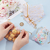 50Pcs Gold Stamping Moon & Star Organza Drawstring Gift Storage Bags OP-BBC0001-03A-01-3