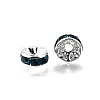 Brass Grade A Rhinestone Spacer Beads RB-A014-Z8mm-06S-3