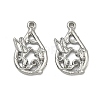 304 Stainless Steel Pendants STAS-P446-07P-1