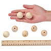 Unfinished Wood Beads WOOD-S651-6mm-LF-2