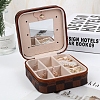 Sqaure PU Leather Jewelry Box PAAG-PW0012-07D-1