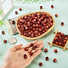 Wood European Beads WOOD-TA0003-09B-6