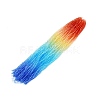Gradient Color Baking Paint Glass Bead Strands DGLA-A039-T6mm-A012-1