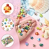 124Pcs 14 Styles Synthetic Turquoise Dyed Beads G-FS0005-88-2