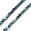 Electroplated Synthetic Non-magnetic Hematite Beads Strands G-A234-G03-01H-1