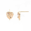 Brass Stud Earring Findings X-KK-T038-466G-3