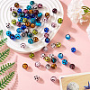 64Pcs 16 Styles Handmade Lampwork Beads LAMP-TA0001-59A-5