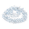 Electroplate Rhombus Glass Beads Strands EGLA-A036-12A-PL01-2