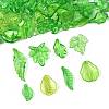 80Pcs 8 Styles Transparent Acrylic Pendants OACR-FS0002-34-2