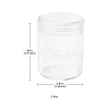 Round Plastic Bead Containers CON-YW0001-30-3