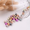 Spray Painted Acrylic Beads PB24P9284-3
