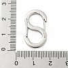 304 Stainless Steel S Shaped Carabiner STAS-P358-01D-P-3