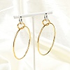 304 Stainless Steel Hoop Earrings for Women EJEW-U043-01G-1