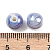 Glazed Porcelain Round Beads X-PORC-S490-8mm-09-2