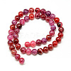 Natural Dragon Veins Agate Beads Strands G-Q948-81G-8mm-2