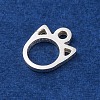 925 Sterling Silver Hollow Charms STER-D301-04S-02-2