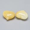 Natural Yellow Aventurine Heart Palm Stone LS-G-F637-11C-4