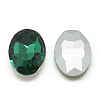 Pointed Back Glass Rhinestone Cabochons RGLA-T080-8x10mm-15-2