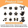 12Pcs 12 Styles Alloy Pendants ENAM-YW0006-93-2