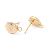 201 Stainless Steel Stud Earring Findings X-STAS-G266-15LG-2