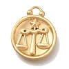 PVD Vacuum Plating 304 Stainless Steel Pendants STAS-S148-30G-07-1
