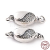 925 Sterling Silver Box Clasps STER-D035-18AS-4