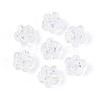 Handmade Foil Lampwork Beads Strands FOIL-T008-06J-2