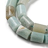 Natural Flower Amazonite Beads Strands G-Q1008-A10-3
