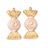 304 Stainless Steel Enamel Pendants SA-CBAD609-05G-02-1