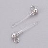 Transparent Painless Prevent Allergy Resin Stud Earring Findings KY-L005-06P-1