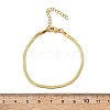 304 Stainless Steel Herringbone Chains Bracelet for Men Women LS-BJEW-D450-01G-03-5