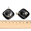 Natural Obsidian Pendants GG-CBA4625-04G-01-3