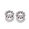Tibetan Style Alloy Spacer Beads TIBE-518-AS-FF-2