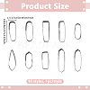 10Pcs Stainless Steel Molds DIY-ME0002-41-2