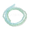 Transparent Painted Glass Beads Strands X1-DGLA-A034-T2mm-A16-5