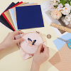 20Pcs 10 Colors Square Cross Stitch Fabric Sheets DIY-BC0015-39-3