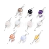 Natural & Synthetic Mixed Gemstone Links Connectors G-K305-A-P-1