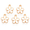 Alloy Enamel Charms X-ENAM-R059-02C-RS-1