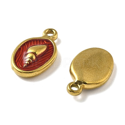 304 Stainless Steel Enamel Pendants STAS-D369-22G-1