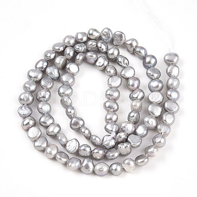 Natural Cultured Freshwater Pearl Beads Strands PEAR-N014-03J-01-1