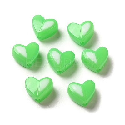 Imitation Jelly Acrylic Opaque Beads SACR-R741-01C-1
