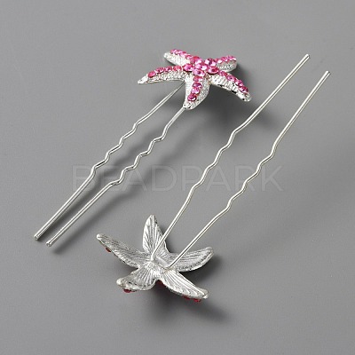 Wedding Bridal Hair Forks OHAR-WH0021-13D-S-1
