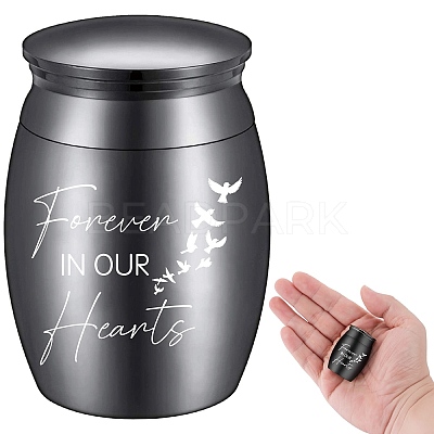 Stainless Steel Cremation Urn AJEW-CN0001-89A-1