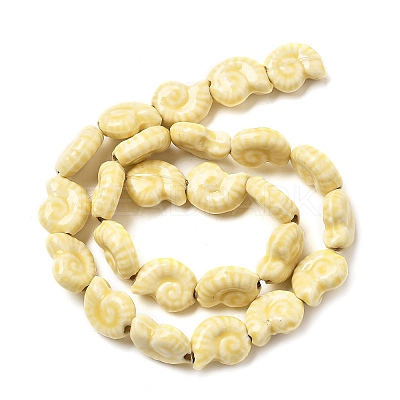 Ocean Series Glazed Porcelain Beads PORC-R002-03-03-1