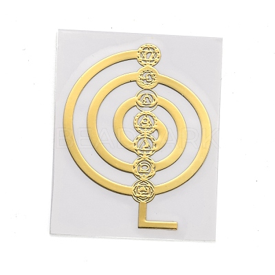 Self Adhesive Brass Stickers DIY-I044-24G-1