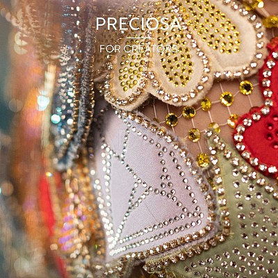 Preciosa® Crystal Hotfix Flatback Stones Y-PRC-HSS8-20410-200-1